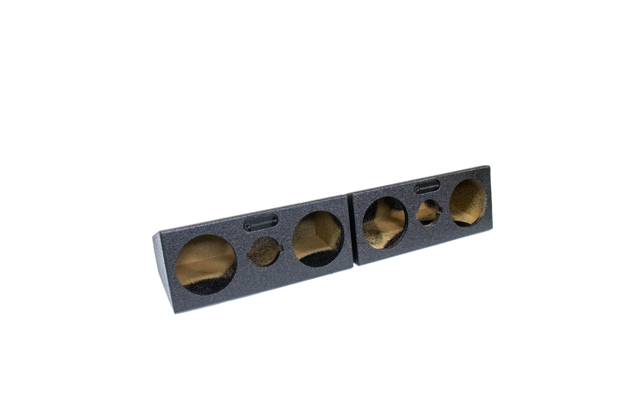 SoundSkins Enclosures | Universal Pair Dual with Tweeter - Premium USA Made Speaker Box with Bed Liner Spray Finish SoundSkins Global