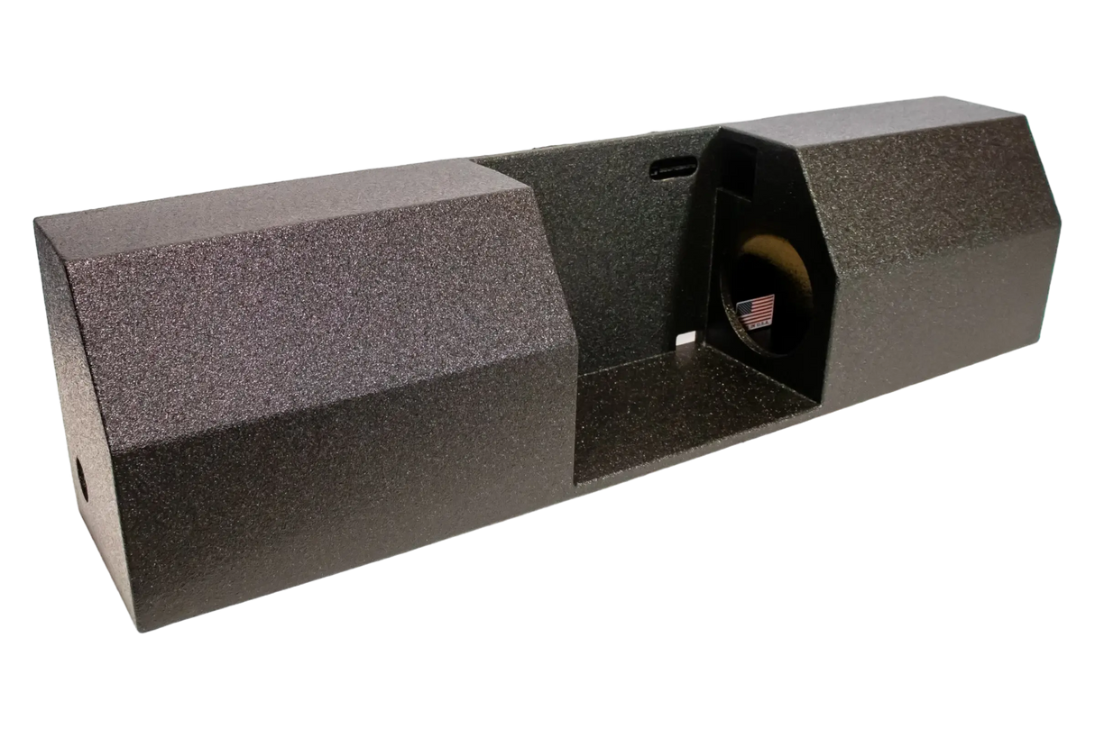 SoundSkins Enclosures | GM Single Cab Dual 6" Ported - Premium USA Made Speaker Box with Bed Liner Spray Finish- Premium USA Made Subwoofer Box with Bed Liner Spray Finish SoundSkins Global