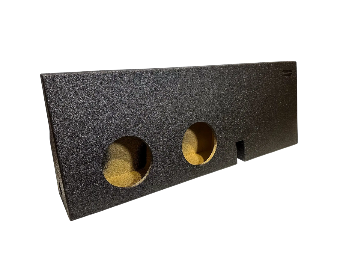 SoundSkins Enclosures | Toyota Tacoma 2005-2023 Double Cab Dual 8" Ported - Premium USA Made Subwoofer Box with Bed Liner Spray Finish SoundSkins Global