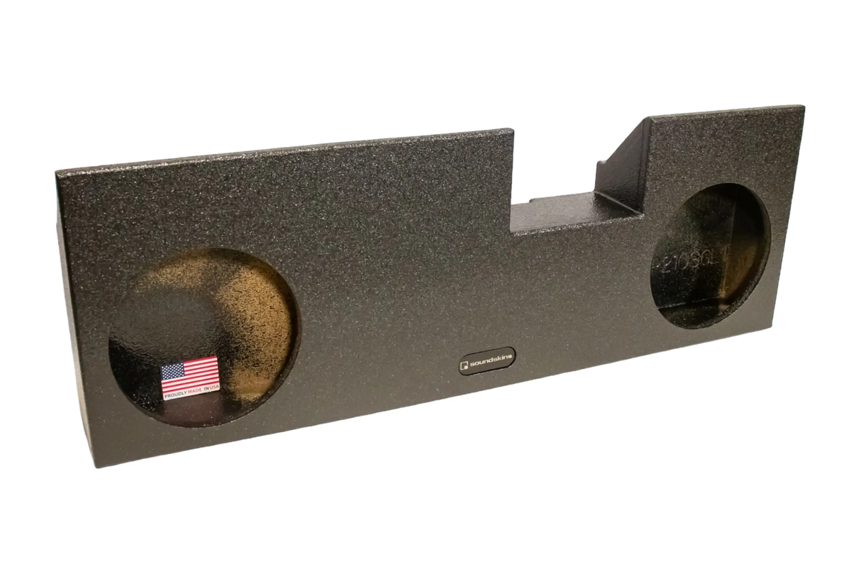 SoundSkins Enclosures | Jeep Gladiator 2018+ Dual 10" Sealed - Premium USA Made Subwoofer Box with Bed Liner Spray Finish SoundSkins Global