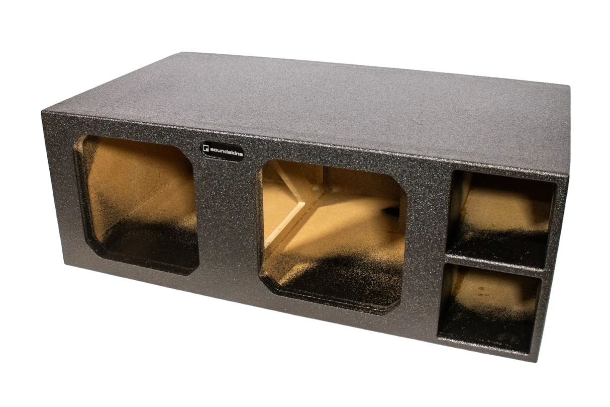 SoundSkins Enclosures | Universal Dual 12" Ported XL SPL for Kicker Solo X - Premium USA Made Subwoofer Box with Bed Liner Spray Finish SoundSkins Global
