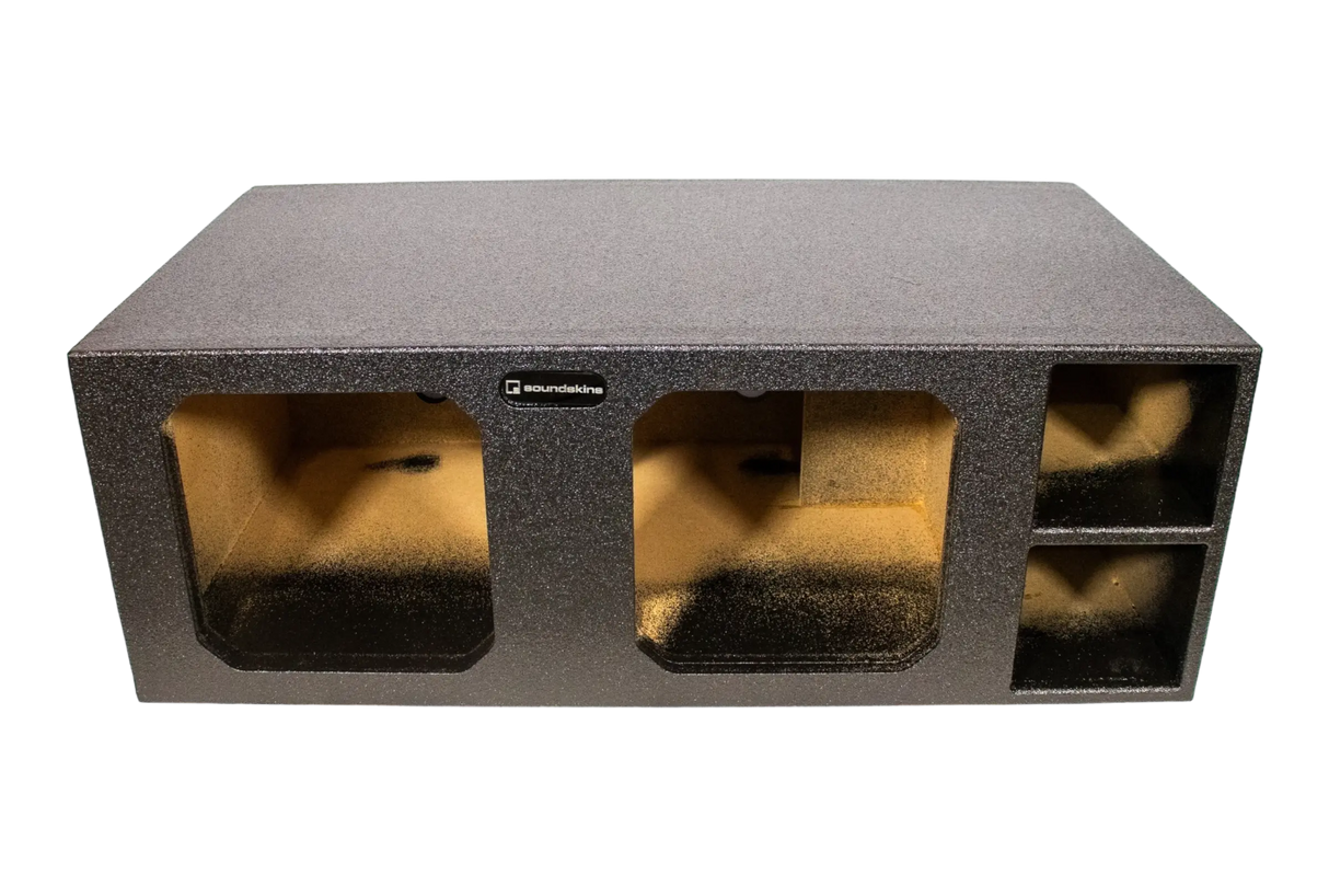 SoundSkins Enclosures | Universal Dual 12" Ported XL SPL for Kicker Solo X - Premium USA Made Subwoofer Box with Bed Liner Spray Finish SoundSkins Global