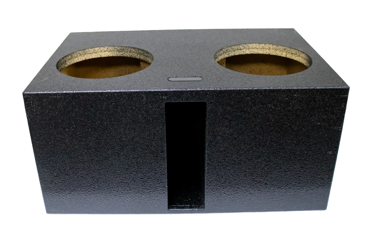 SoundSkins Enclosures | Universal Dual 12" Ported Up Fire XL SPL - Premium USA Made Subwoofer Box with Bed Liner Spray Finish SoundSkins Global