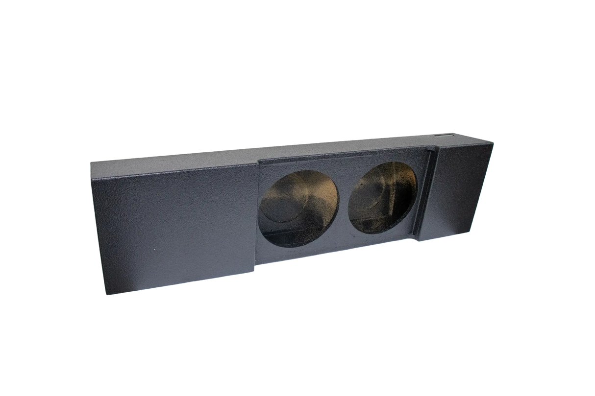 SoundSkins Enclosures | Ford F-250 / F-350 / F-450 Super Duty 2017+ Dual 12" Deluxe Sealed - Premium USA Made Subwoofer Box with Bed Liner Spray Finish SoundSkins Global