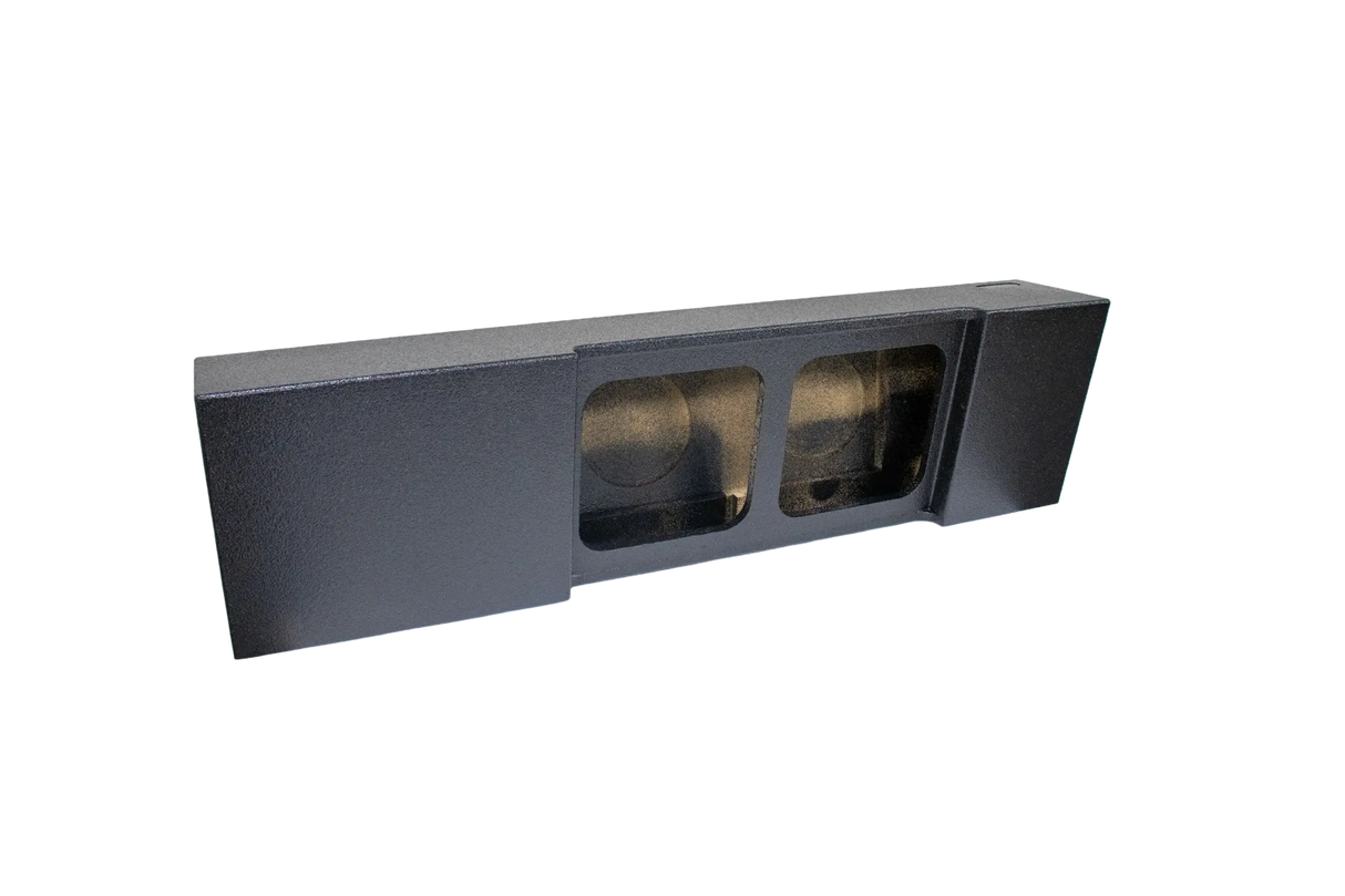 SoundSkins Enclosures | Ford F-250 / F-350 / F-450 Super Duty 2017+ Dual 12" Deluxe Sealed - Premium USA Made Subwoofer Box with Bed Liner Spray Finish SoundSkins Global