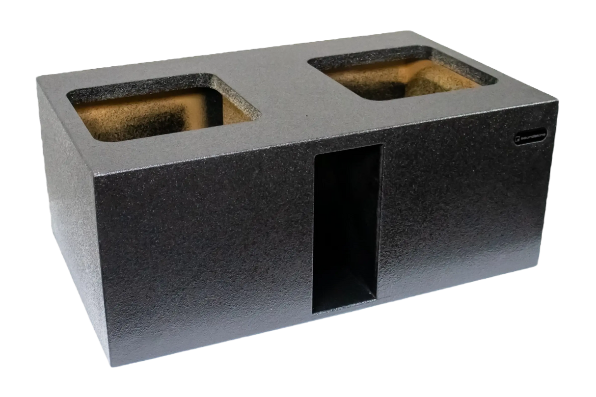 SoundSkins Enclosures | Universal Dual 15" Ported Up Fire XL SPL - Premium USA Made Subwoofer Box with Bed Liner Spray Finish SoundSkins Global