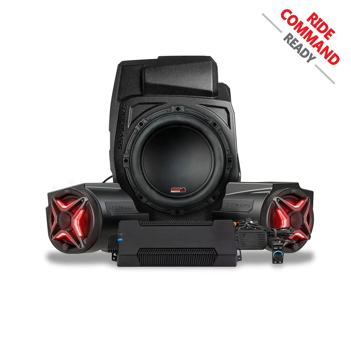 2020-2024 Polaris® RZR PRO Series Phase-3 V-Spec 3-Speaker 1400watt System for Ride Command SSV Works