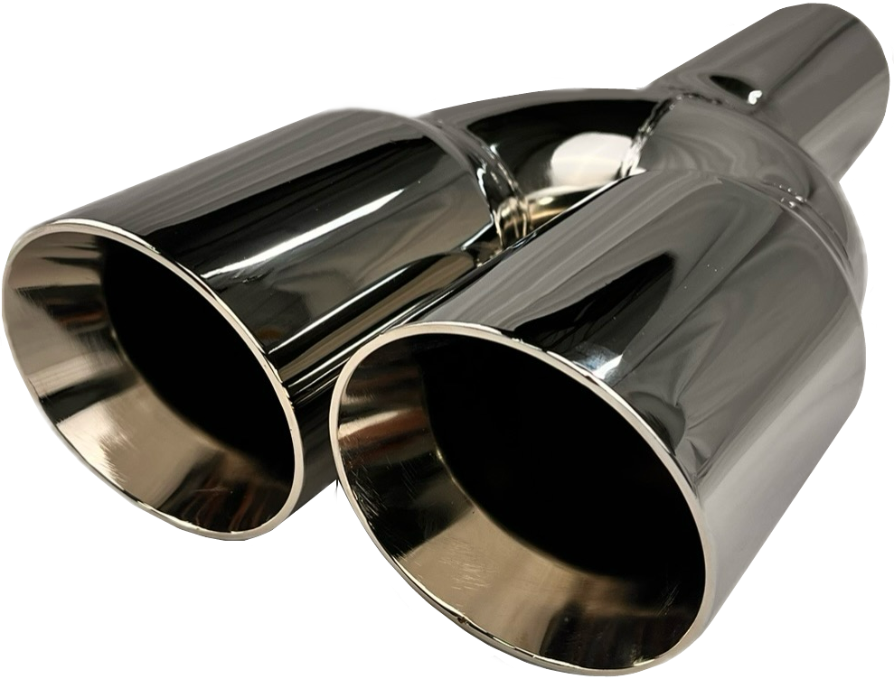 Downward Round Slant | Dual Exit Tips Mel's Mfg.