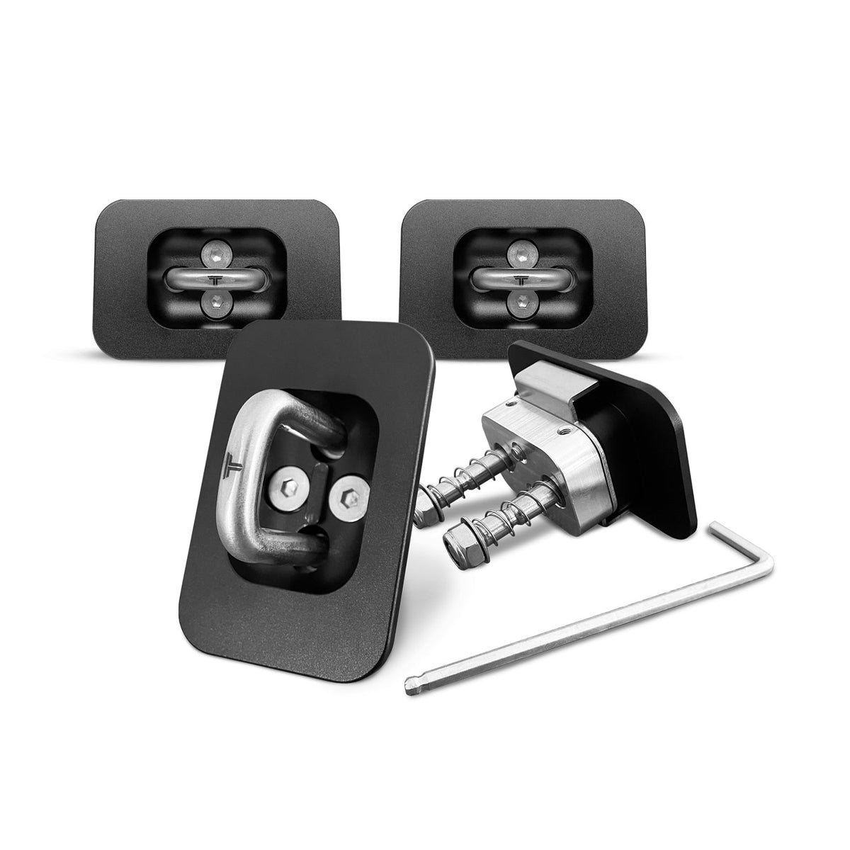 2022-2025 Ford F-150 Lightning Premium Flush-Fit Retractable Truck Bed Tie Down Anchors