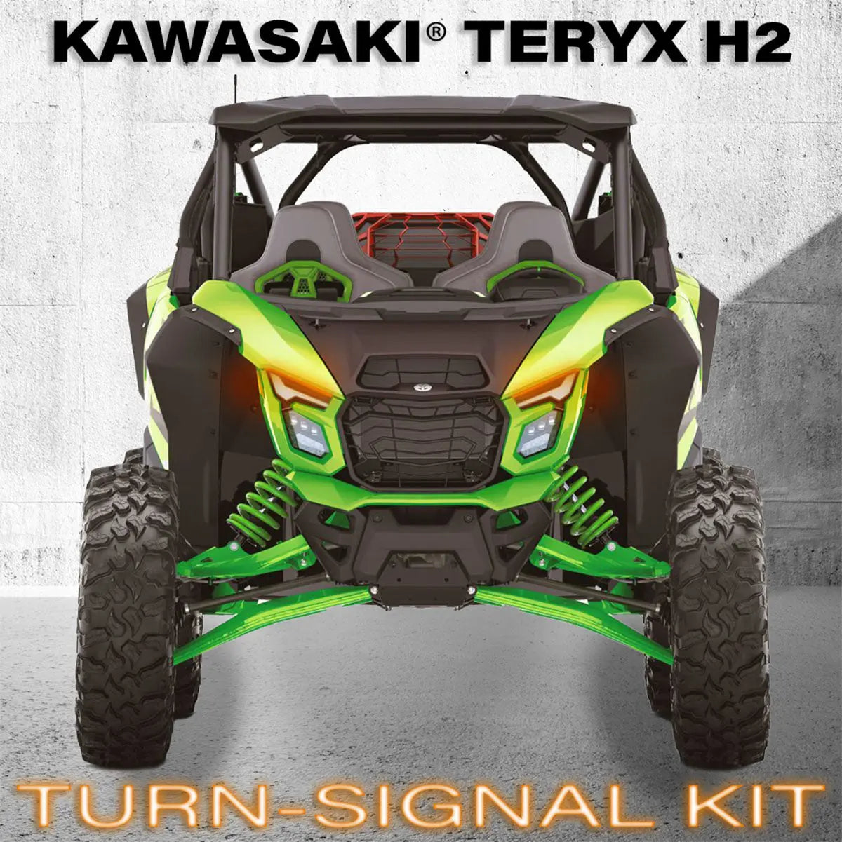 Turn-Signal Plug-&-Play Kit | 2026 Kawasaki® Teryx H2 | Sequential Front LED Lights w/Taillight Integration SWITCH Works