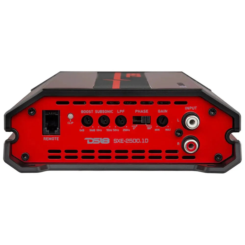 DS18 SXE-2500.1D Class D 1-Channel Amplifier 800 Watts Rms @ 1-Ohm