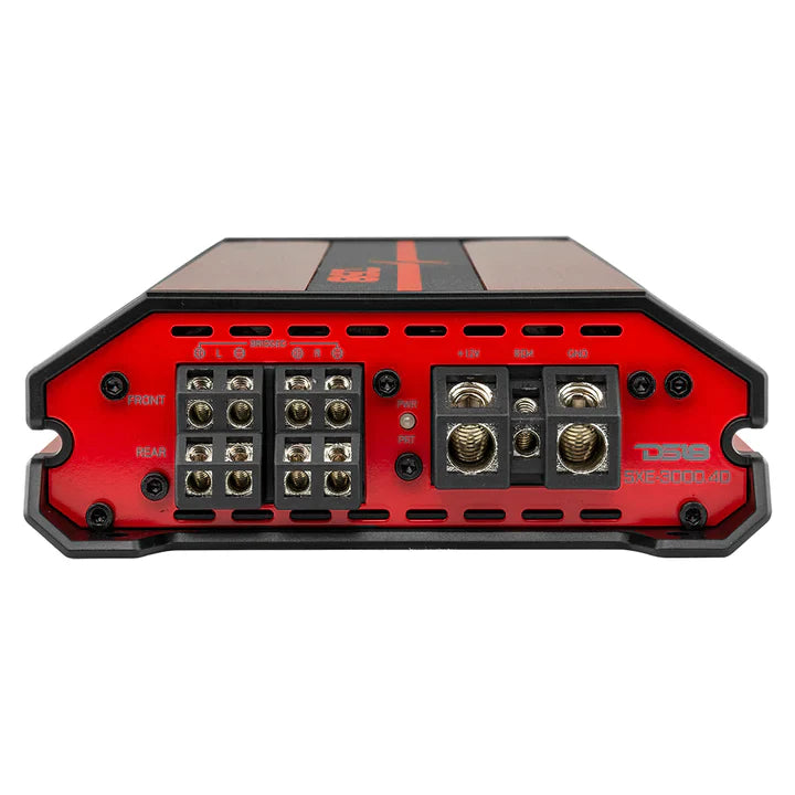 DS18 SXE-3000.4D SXE Class D 4-Channel Full-Range Car Amplifier 4 x 200 RMS @4 Ohm 3000 Watts