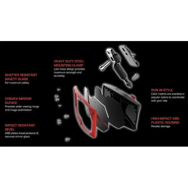Seizmik Halo-R Rear View Mirror - Can-Am Defender High Lifter