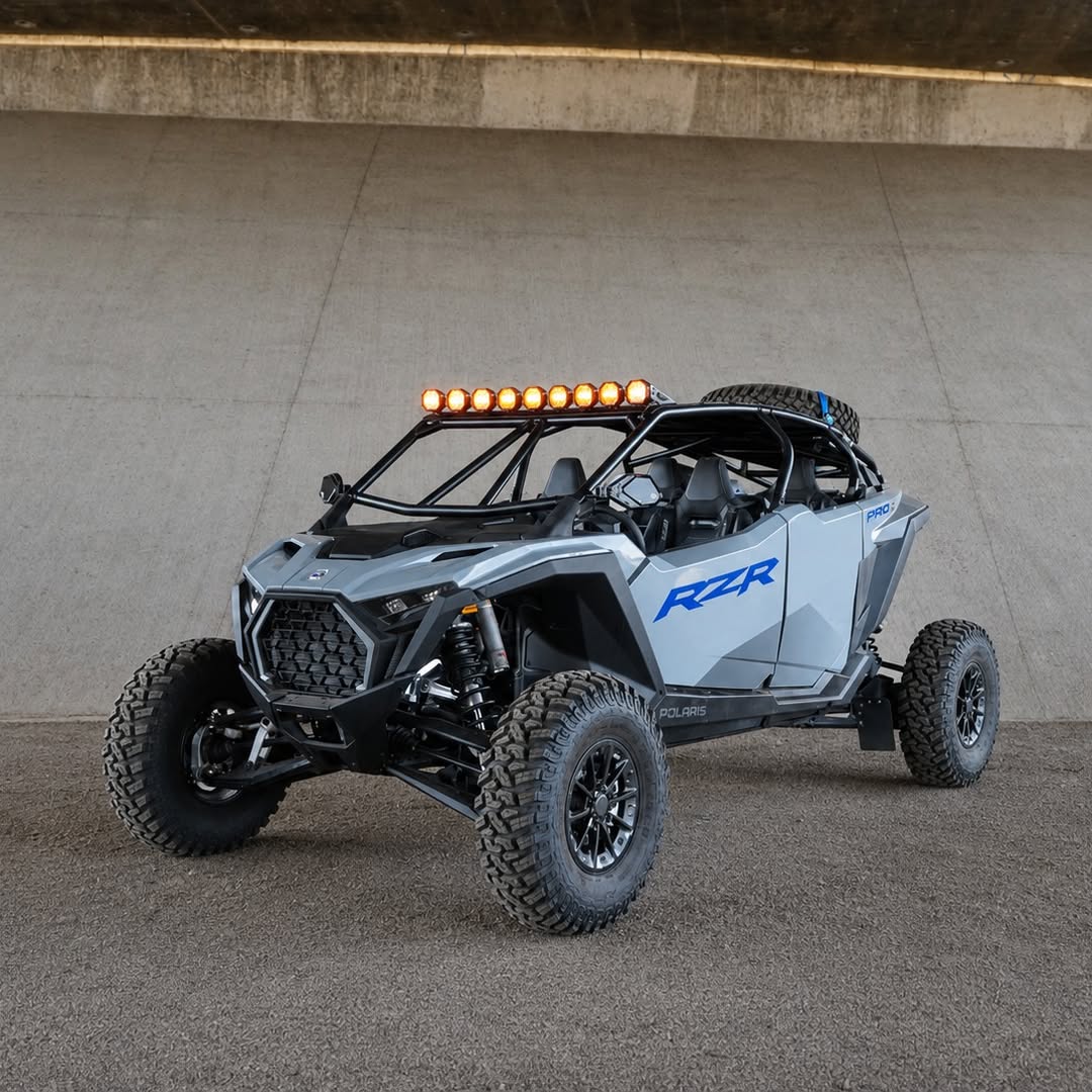 9 Light U-Con Interlocking Off Road LED Pod With Amber or White DRL Running Light GGLighting