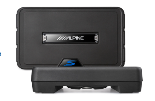 Alpine SS-SB12 Single 12" S-Series Shallow Preloaded Subwoofer