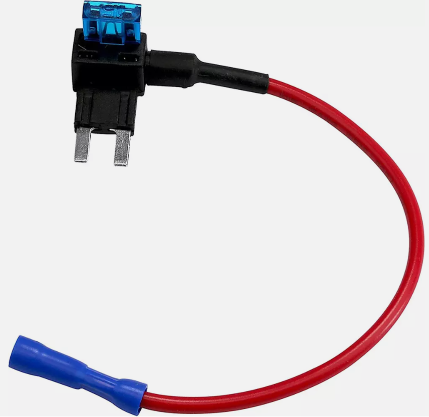 12V Mini Add-A-Circuit Fuse Tap Adapter with 15A Insert – Single Fuse Holder TekShack