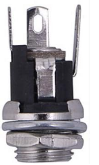 DC Power Jack Socket Female Panel Mount 5.5x2.1mm TekShack