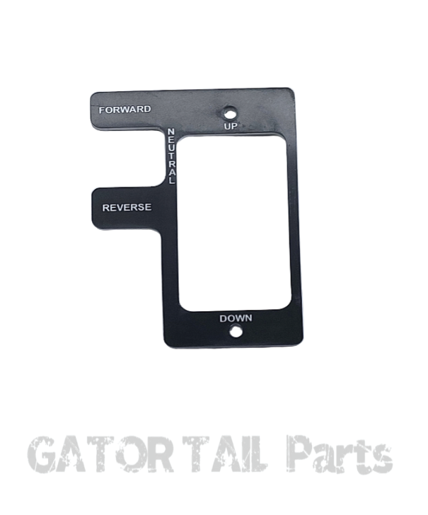 Trim Switch Control Plate - Electric Reverse Gatortail