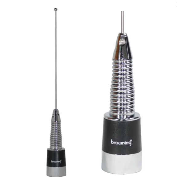 Browning® 160W 380–520 MHz Wide-Band NMO Antenna (Stainless Steel) TekShack