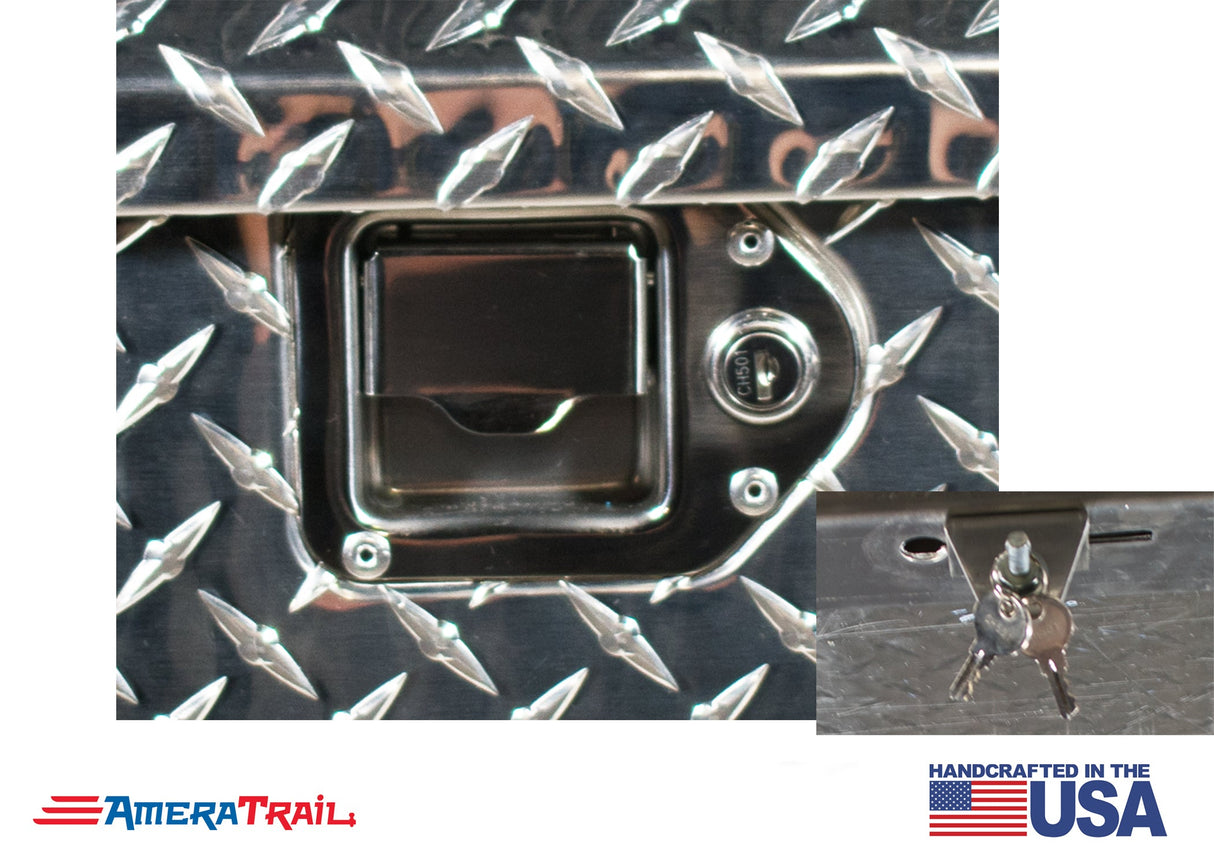 Side Mount Diamond Plate Toolbox