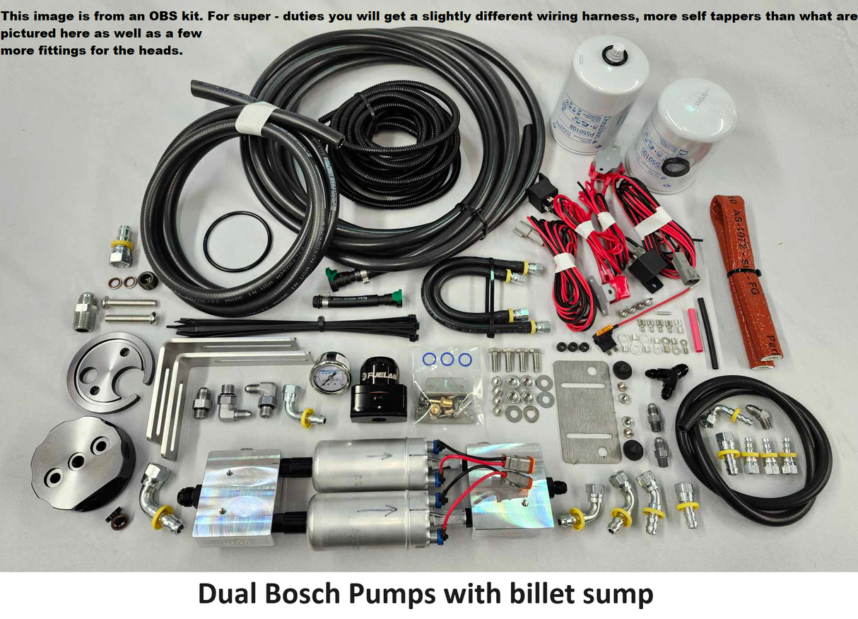 Marty's Diesel Super Duty Dual Bosch Fuel Kit Marty's Diesel