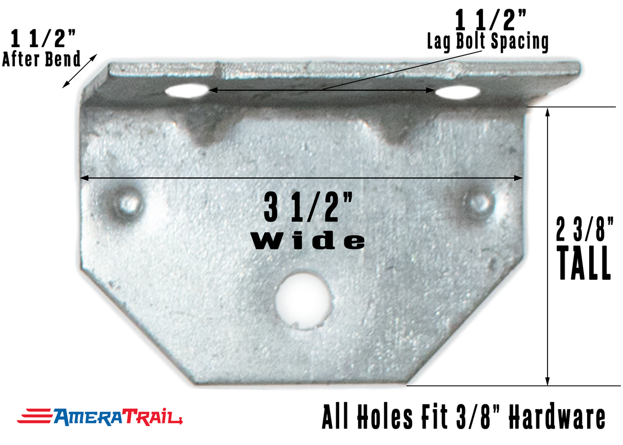 Dual Support Adjustable Bunk Bracket System - Complete Kit, All Stainless-Steel Hardware
