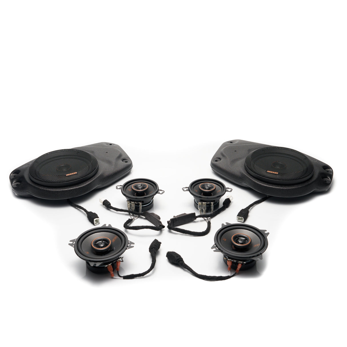 Kicker KS Plug & Play Speaker Bundle Upgrade (Non-Factory Amplified) I '18-'23 JL/ '20-'23 JT