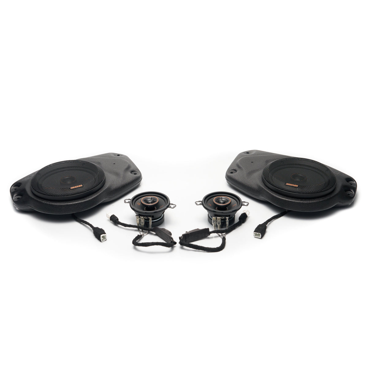 Kicker KS Plug & Play Speaker Bundle Upgrade (Non-Factory Amplified) I '18-'23 JL/ '20-'23 JT