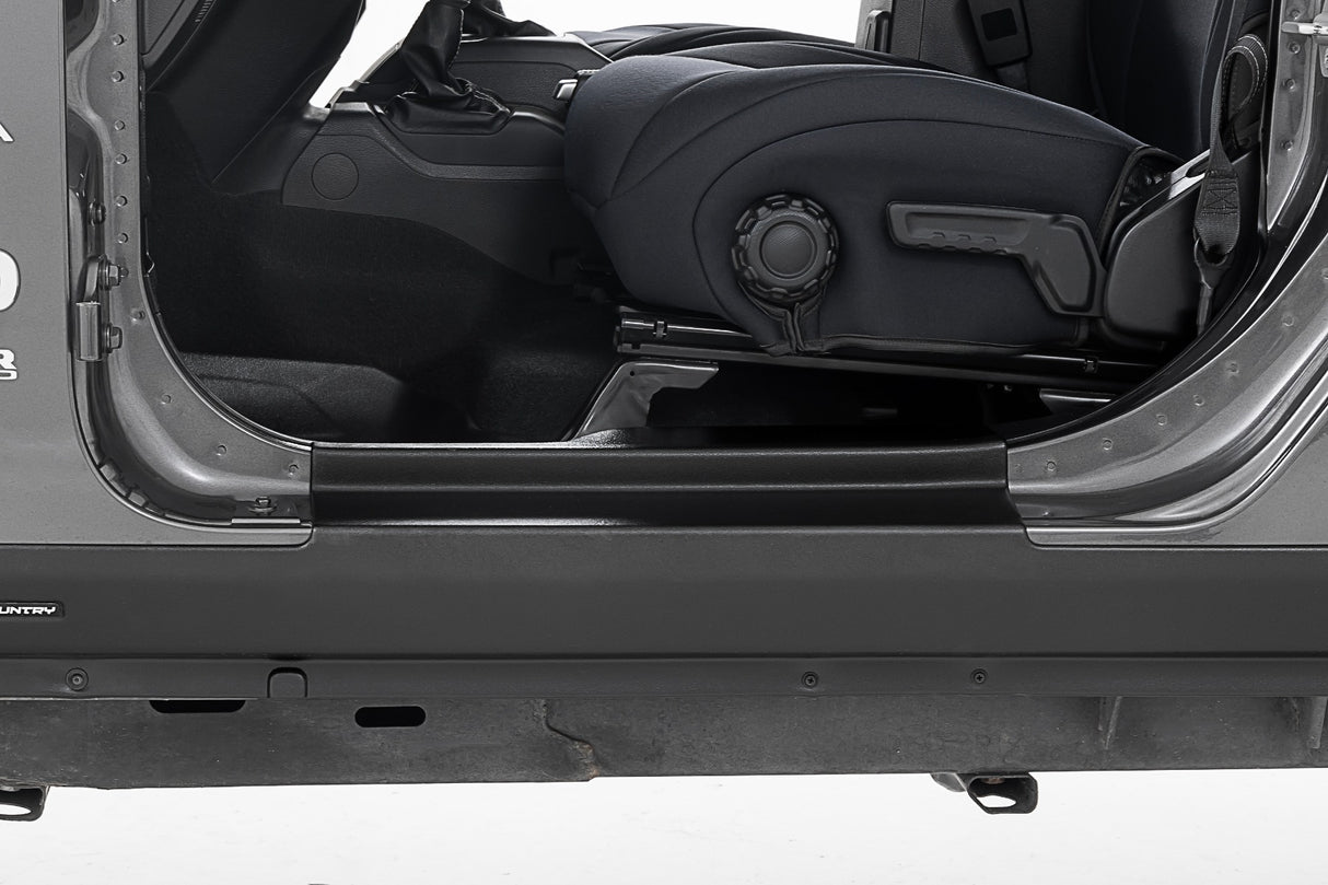 Trail Cladding Rocker Sill Plates Jeep Wrangler Unlimited 4WD (2018-2026) Rough Country