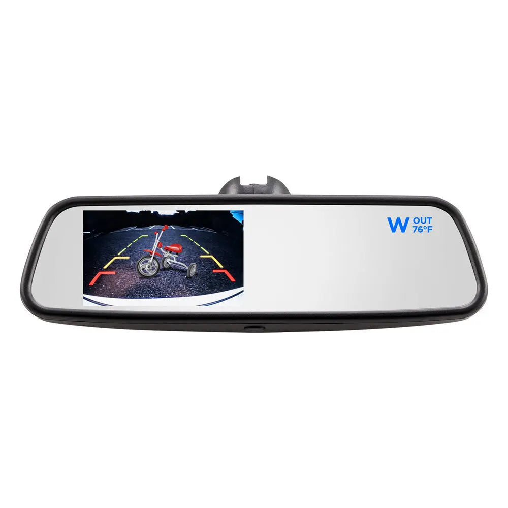 iBEAM TE-CTM45 4.5 Inch Compass/Temp Mirror Monitor