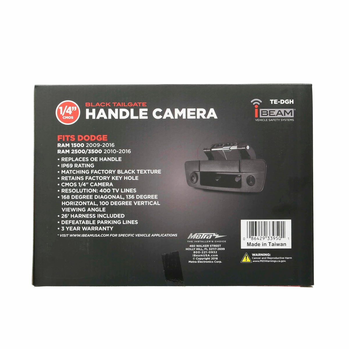 iBEAM TE-DGH Ram Factory Replacement Tailgate Handle Camera