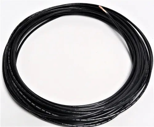 18 GAUGE TFFN TEWN WIRE BLACK 600V COPPER STRANDED GROUND WIRE AC/DC WIRE AND SUPPLY