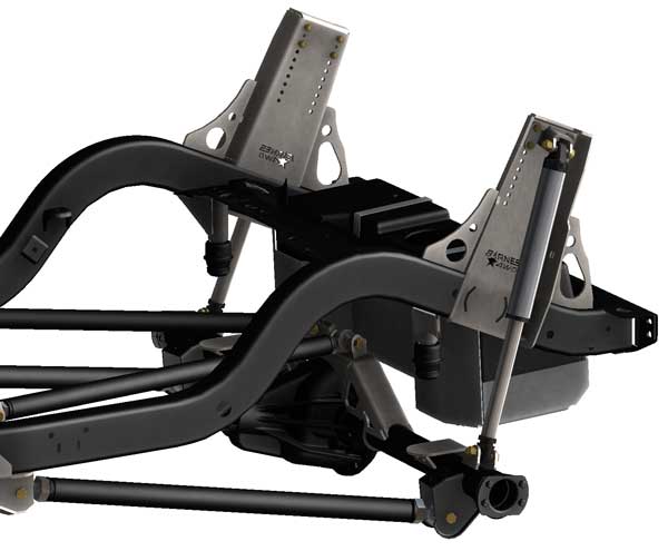 Jeep Wrangler TJ and LJ Rear Frame Brackets Suspension Stretch Kit