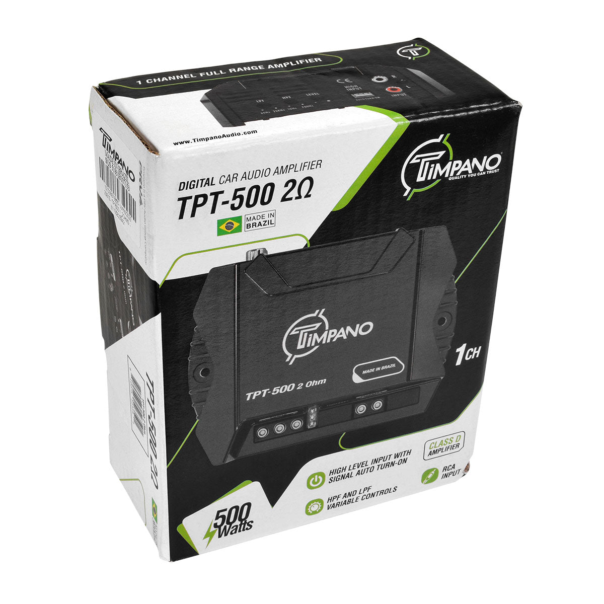 TPT-500 2 Ohm Amplifier Timpano Audio