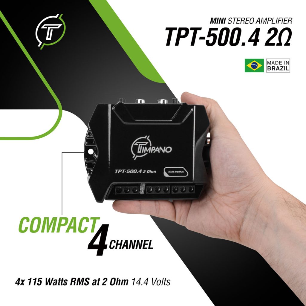 TPT500.4 Timpano Compact 4 Channel Amplifier Timpano