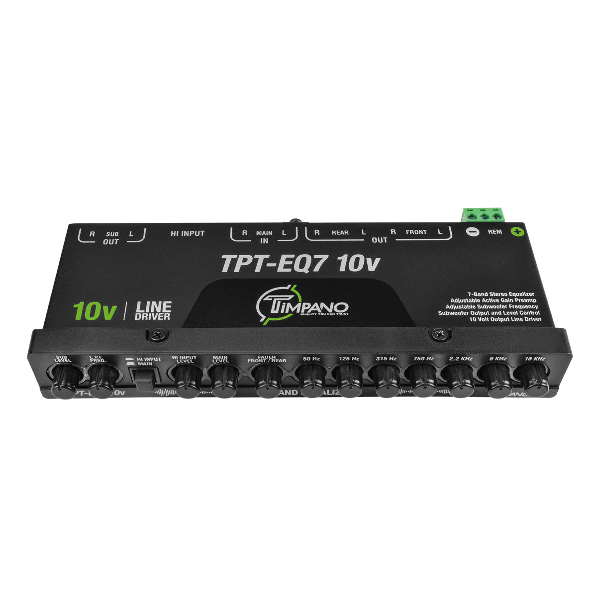 TPT-EQ7 10v Equalizer Timpano Audio