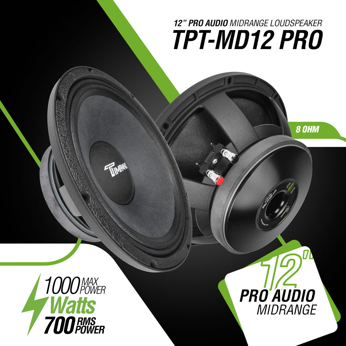 TPT-MD12 PRO Midrange Timpano Audio
