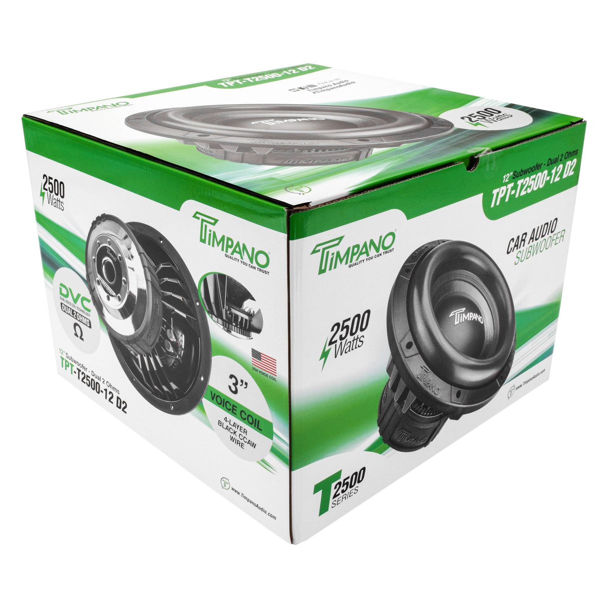 TPT-T2500-12 D2 Subwoofer Timpano Audio