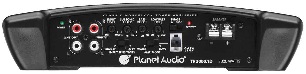 Planet Audio TR3000.1D 2250W RMS Monoblock Amplifier