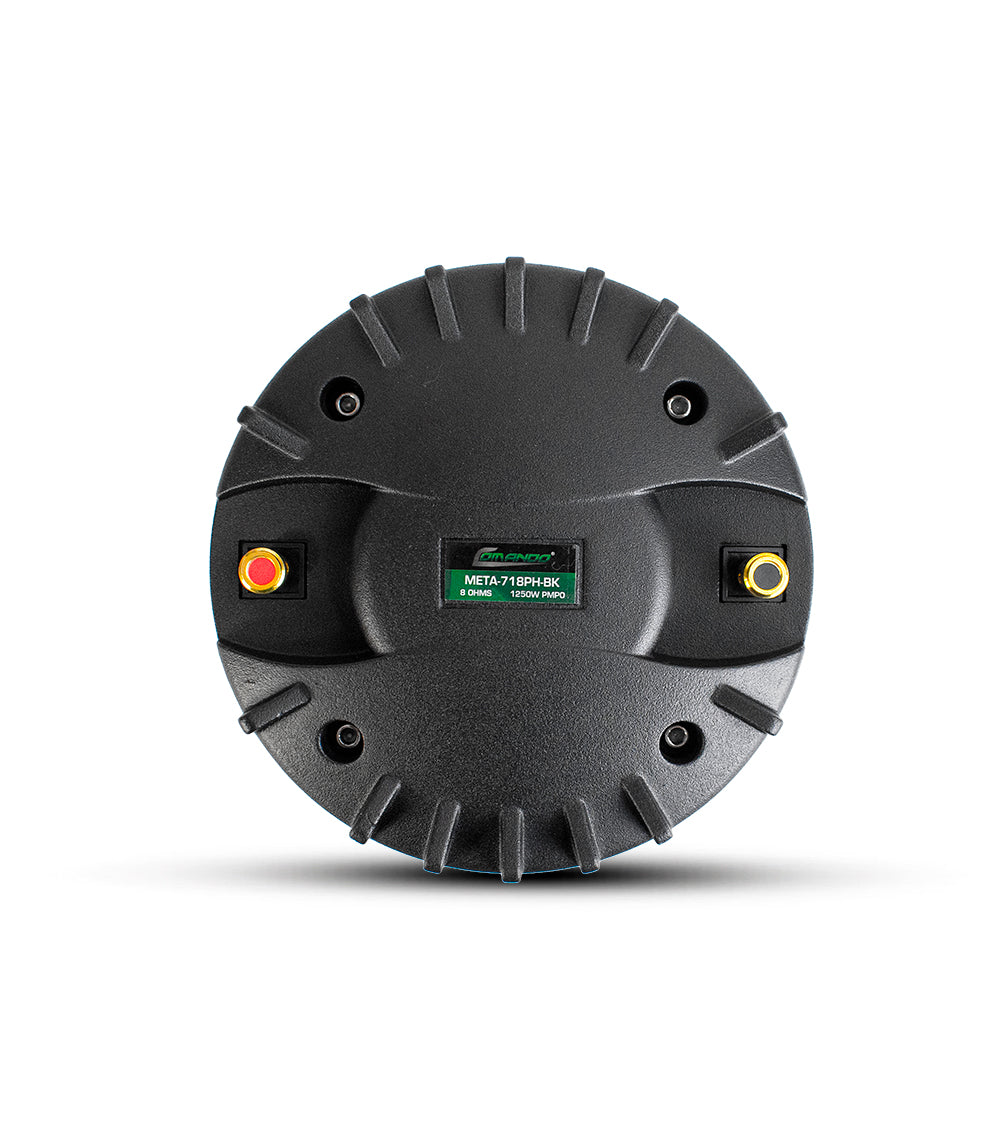 META-718PH-BK | 1250W MAX | 8ohm Comando Audio