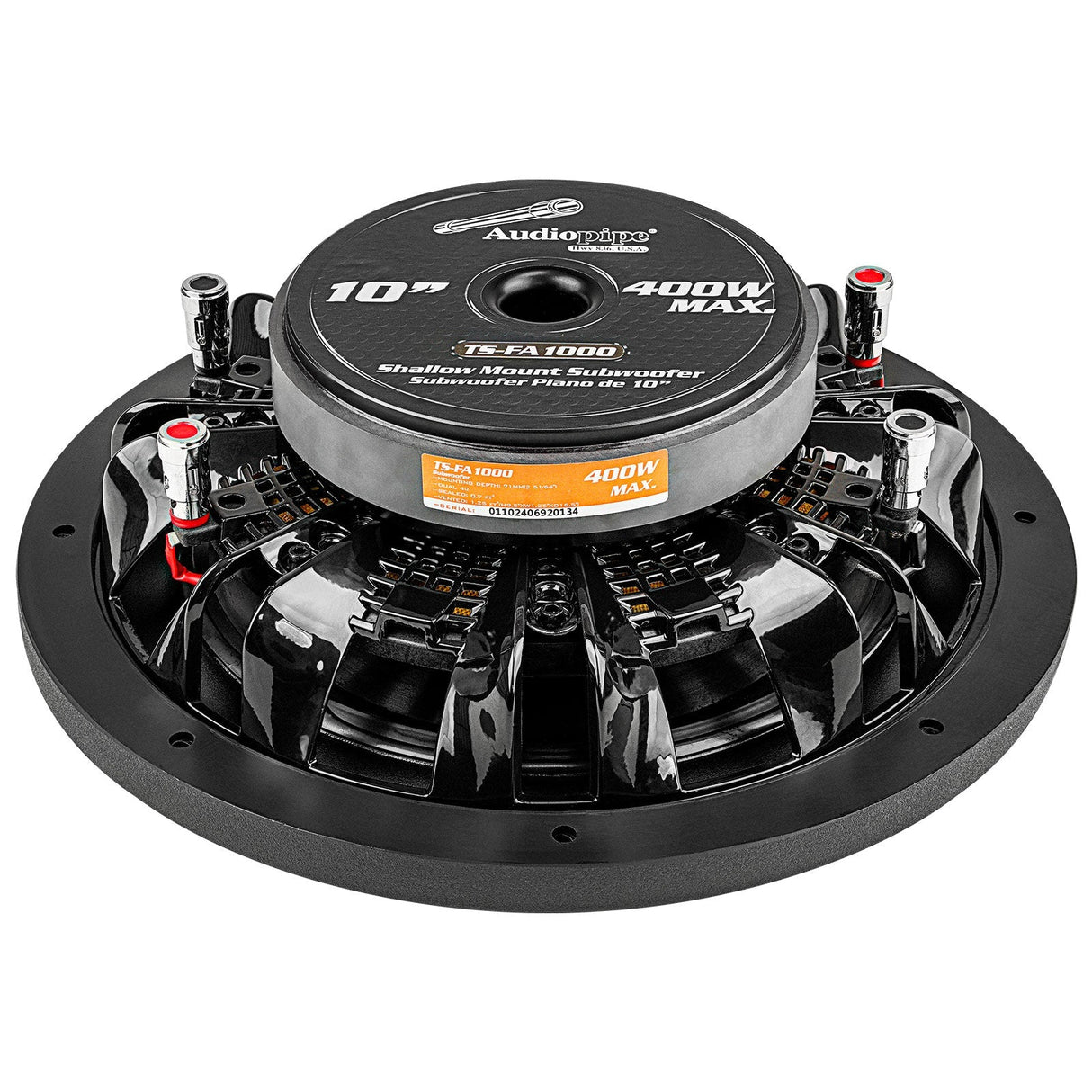 10” Shallow Mount Subwoofer (TS-FA1000) Audiopipe