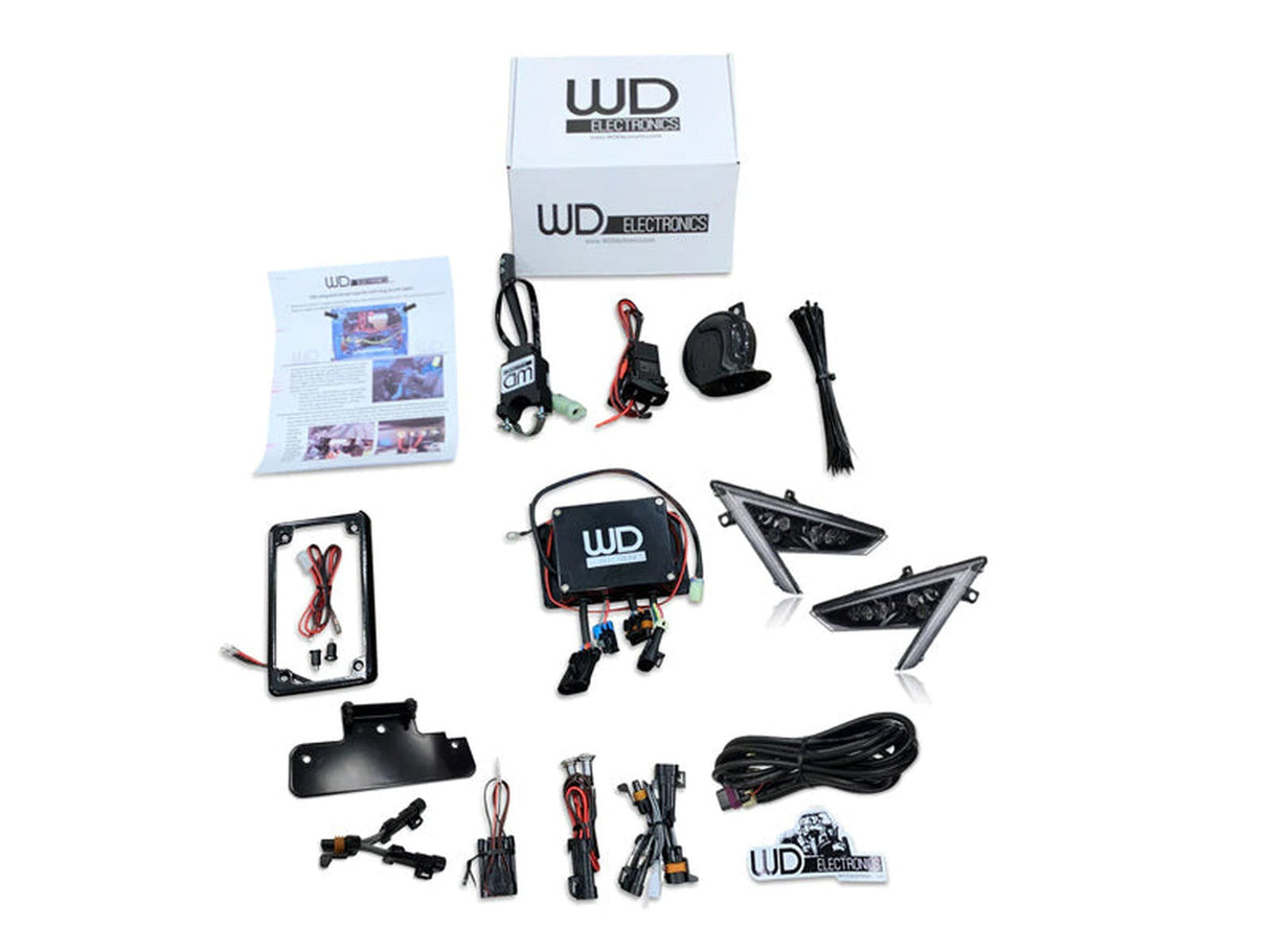 WD Electronics TSK-1925 Sequential Turn Signal Kit with Replacement Headlights, 2020-2023 Polaris RZR Pro WD Electronics