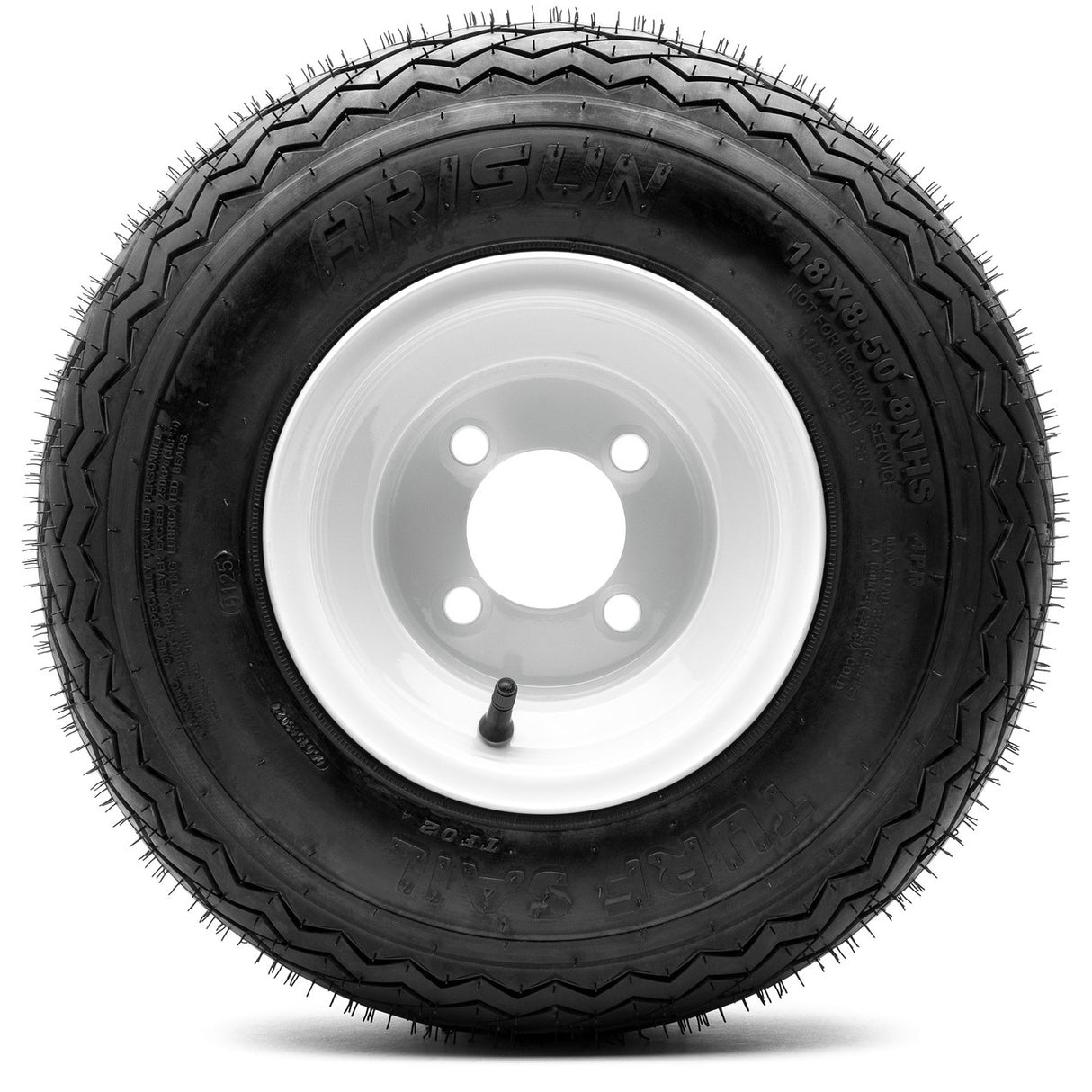 Arisun Turf Sail 18x8.5-8 Wheel and Tire Combo Set of 4