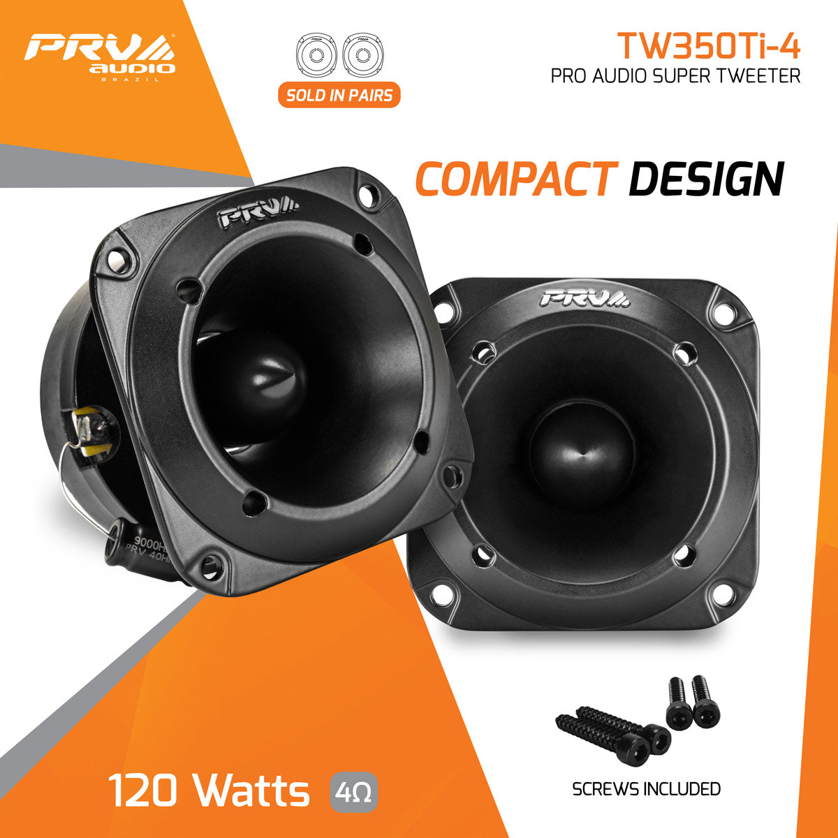 PRV TW350Ti-4 (PAIR) Tweeter PRV Audio