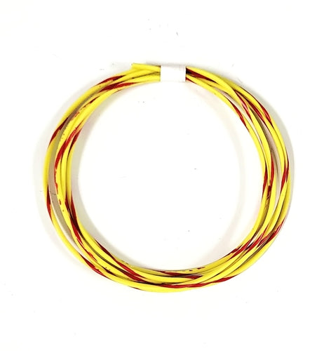 TXL 18 AWG AUTOMOTIVE WIRE YELLOW W/ RED STRIPE
