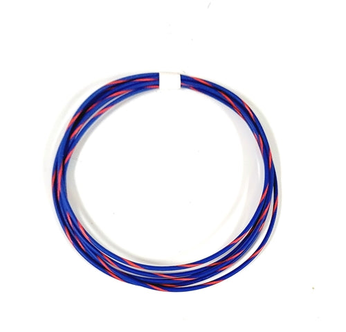 TXL 18 AWG AUTOMOTIVE WIRE BLUE W/ RED STRIPE