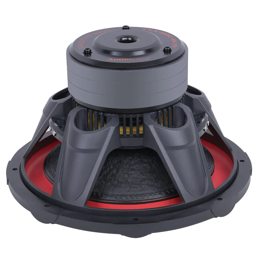 Audiopipe TXX-BDC-III-10 | 10" 700W RMS Triple Stack Composite Cone Subwoofer DVC Audiopipe