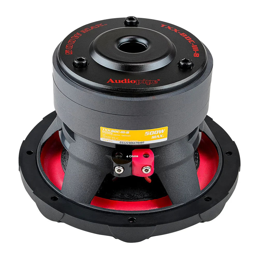 Audiopipe TXX-BDC-III-8 8" 250W RMS Triple Stack Subwoofer DVC 4-Ohm Audiopipe