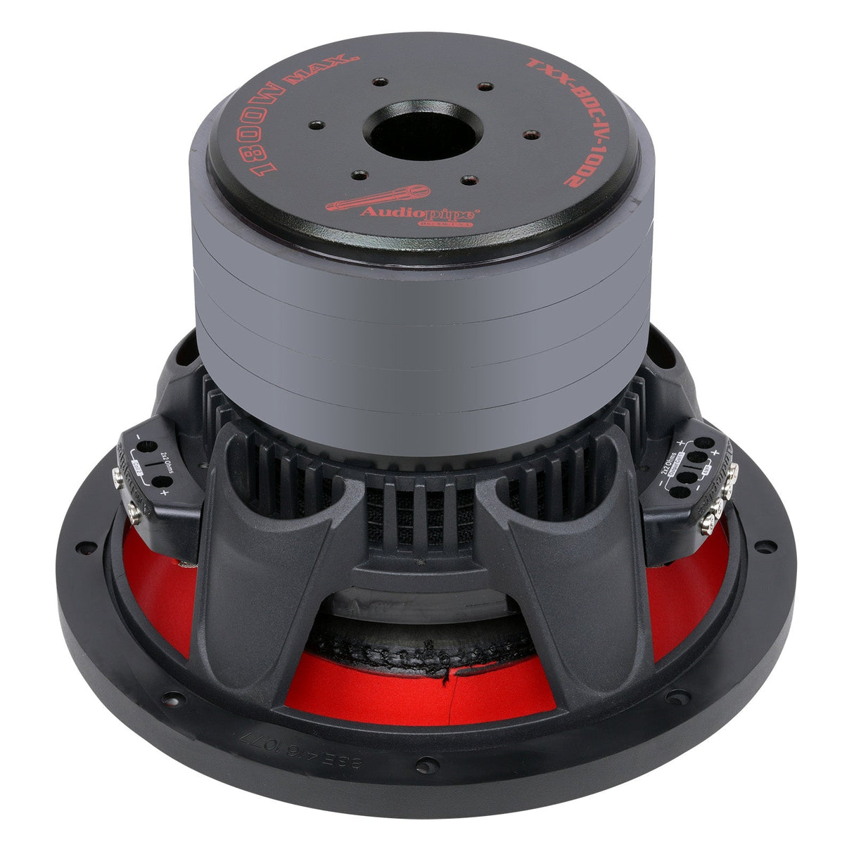 10" Quad Stack Composite Cone Subwoofer (TXX-BDC-IV-10D2) Audiopipe