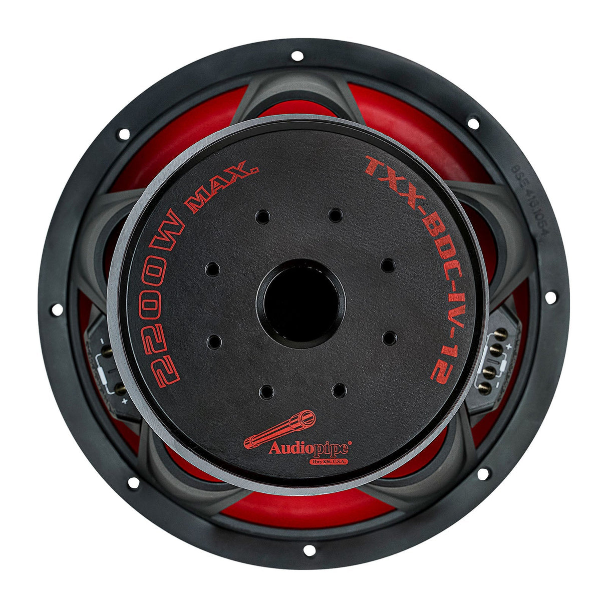 12" Quad Stack Composite Cone Subwoofer (TXX-BDC-IV-12D2) Audiopipe
